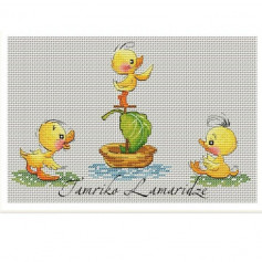 three yellow ducklings free crochet pattern