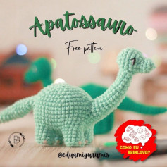 blue apatosaurus crochet pattern