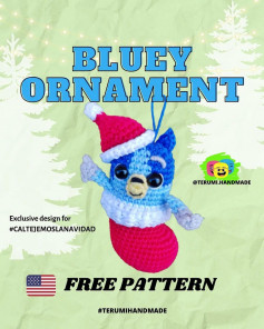 bluey ornament free pattern.