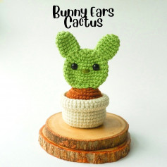 bunny ears cactus crochet pattern