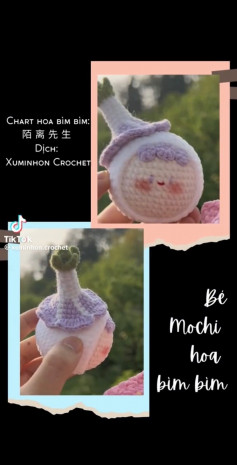 Chart bé mochi hoa bìm bìm.