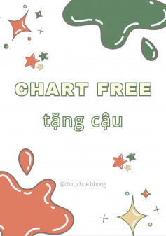 Chart móc len lót ly bông hoa.