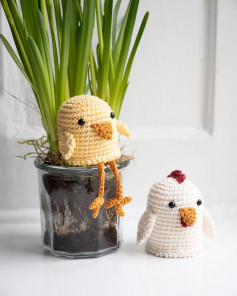 chicken and hen crochet pattern
