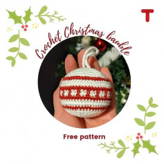 christmas bauble ornament free pattern