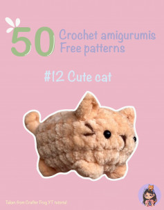crochet amigurumis free pattern cute cat