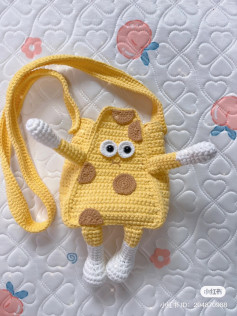 crochet pattern cheese bag