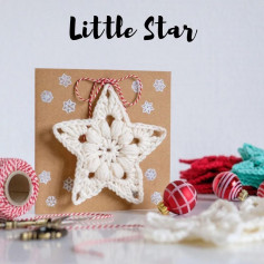 crochet pattern little star white