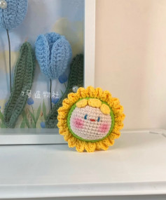 crochet pattern yellow flower ring dumpling chart
