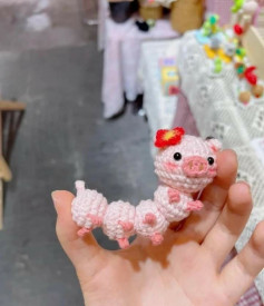 crochet pig worm pattern