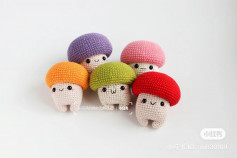 cute little mushroom crochet pattern