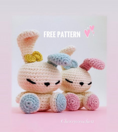 free cute bunny crochet pattern