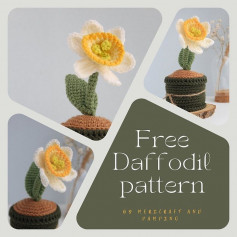 free daffodil pattern