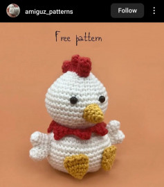 free pattern ben the chicken