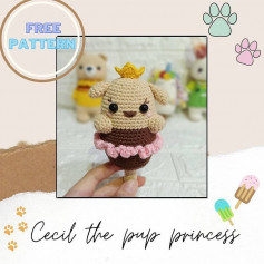 free pattern cecil the pup princess