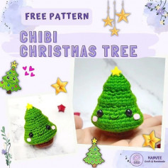 free pattern chibi christmas tree.