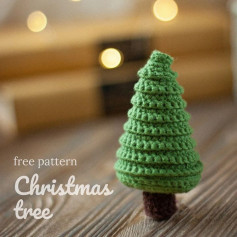 free pattern christmas tree, green