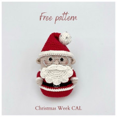 free pattern christmas week cal santa claus