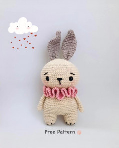 free pattern cute bunny