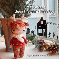 free pattern joey the christmas boy