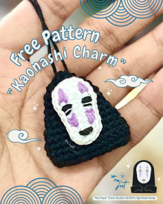 free pattern kaonashi charm