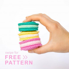 free pattern macarons