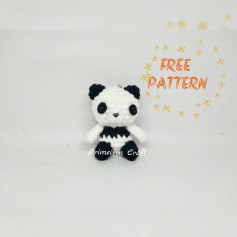 free pattern mini panda