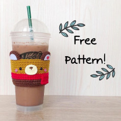 free pattern tenorikuma cozy cup pattern
