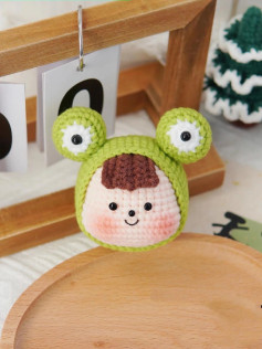 Frog dumpling and girl crochet pattern