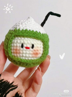 green coconut dumplings crochet pattern