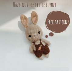hazelnut the little bunny crochet pattern.