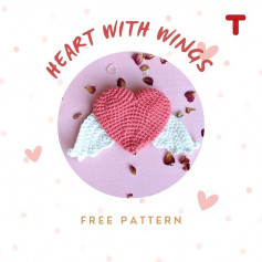 heart with wings free pattern