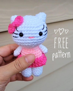 hello kitty pattern keiziahs mâm crochet