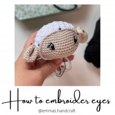how to embroider eyes