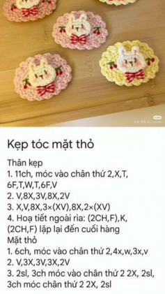 kẹp tóc mặt thỏ, kẹp tóc hoa tulip, kẹp tóc hổ, kẹp tóc heo.