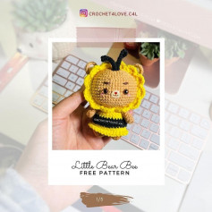 little bear bee crochet pattern