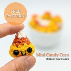 mini candy corn free pattern