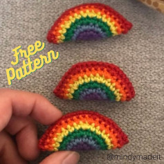 mini rainbow free pattern