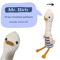 mr. birb free crochet pattern