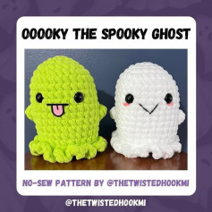 ooooky the spooky ghost no-sew pattern