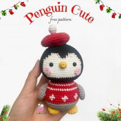 penguin free pattern merry christmas!