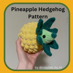 pineapple hedgehog pattern