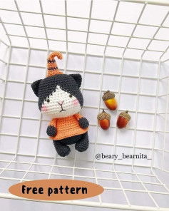 pumpkin cat free pattern