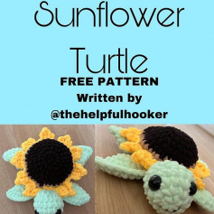 sunflower turtle free pattern
