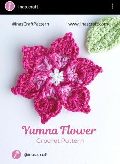 yumna flower crochet pattern