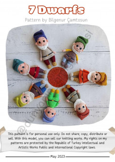 5 dwarfs crochet pattern