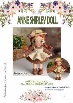 anne shirley doll crochet pattern