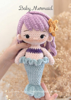 baby mermaid crochet pattern