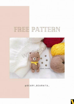 baby teddy free pattern