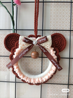 Bear ears circle crochet pattern