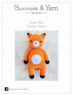 bunnies & yarn Sweet Fox Crochet Pattern